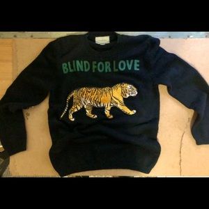 Gucci Blind For Love- Men Black Sweater